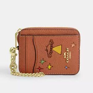 Coach X Observed By Us Zip Card Case